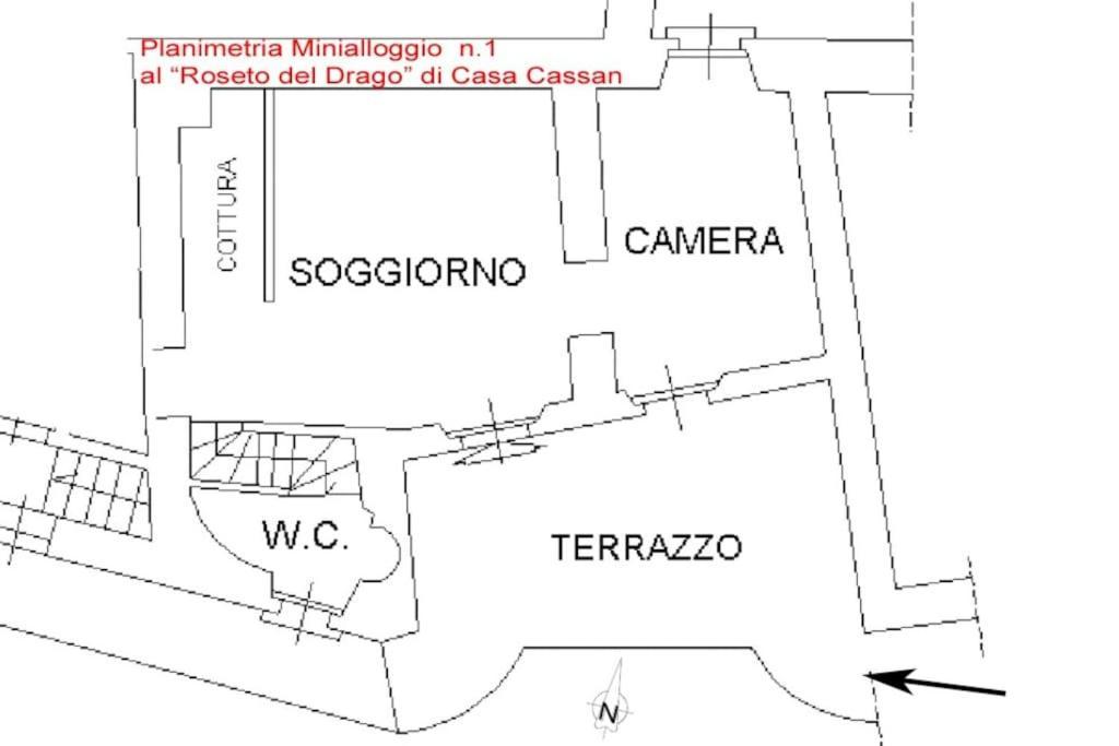 Willa Il Drago Al Roseto Del Drago San Bernardo  Zewnętrze zdjęcie